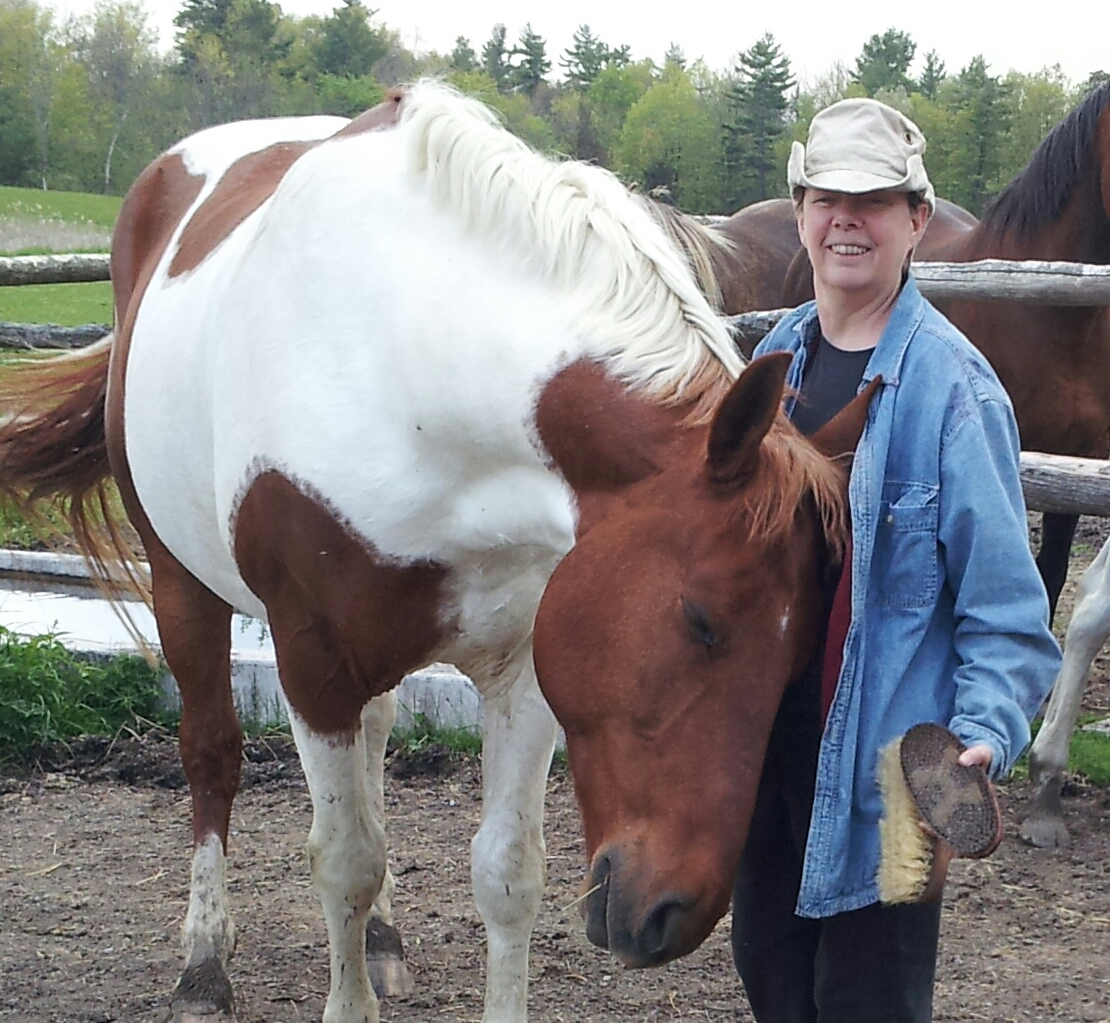 Dawn Sadler with her horse Owen